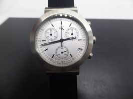 Montre homme CK chrono bracelet caoutchouc K2171 01