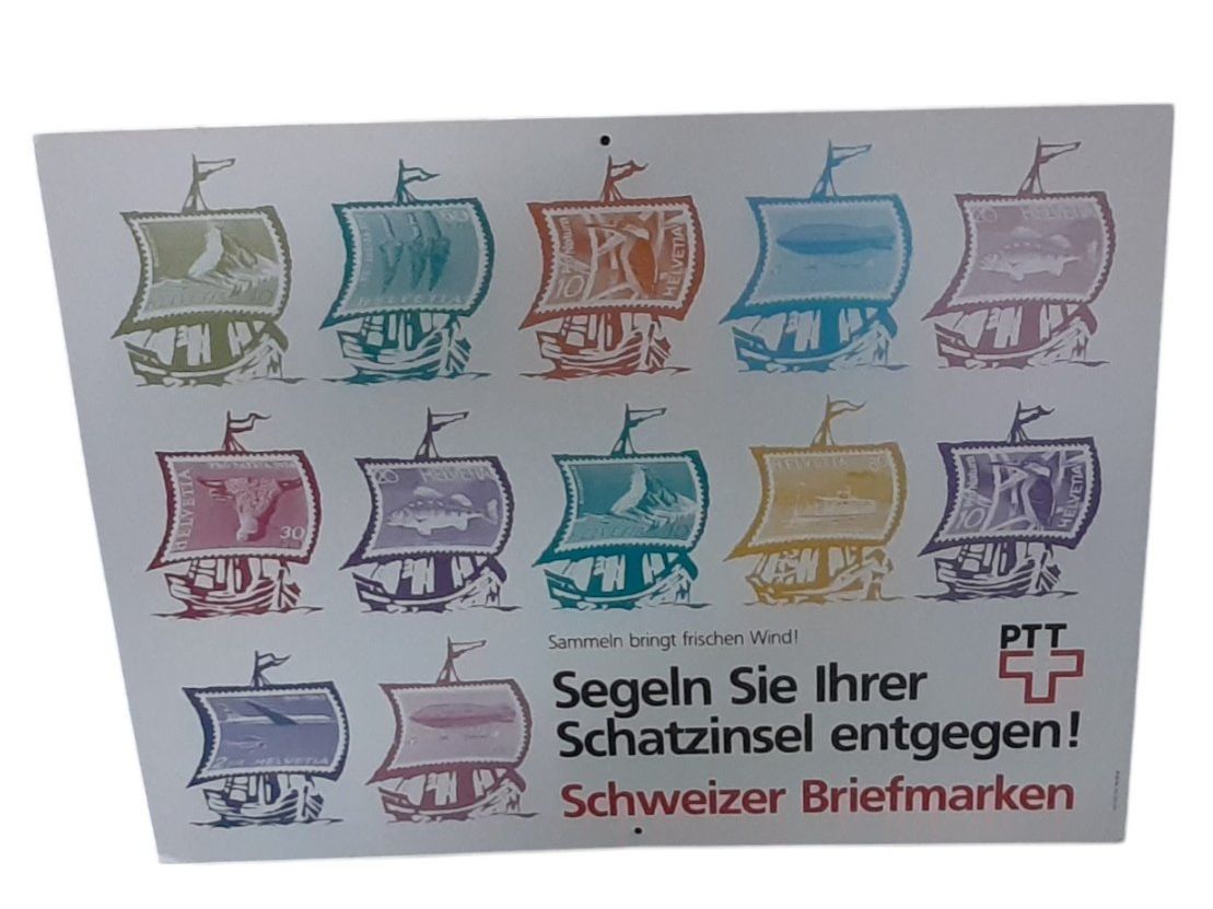 Foto & Immagini: Plakat Briefmarke PTT – Usato da Mörschwil venduto da antiksalon