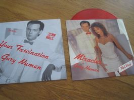 GARY Numan Red Vinyl 2  LP  LOT