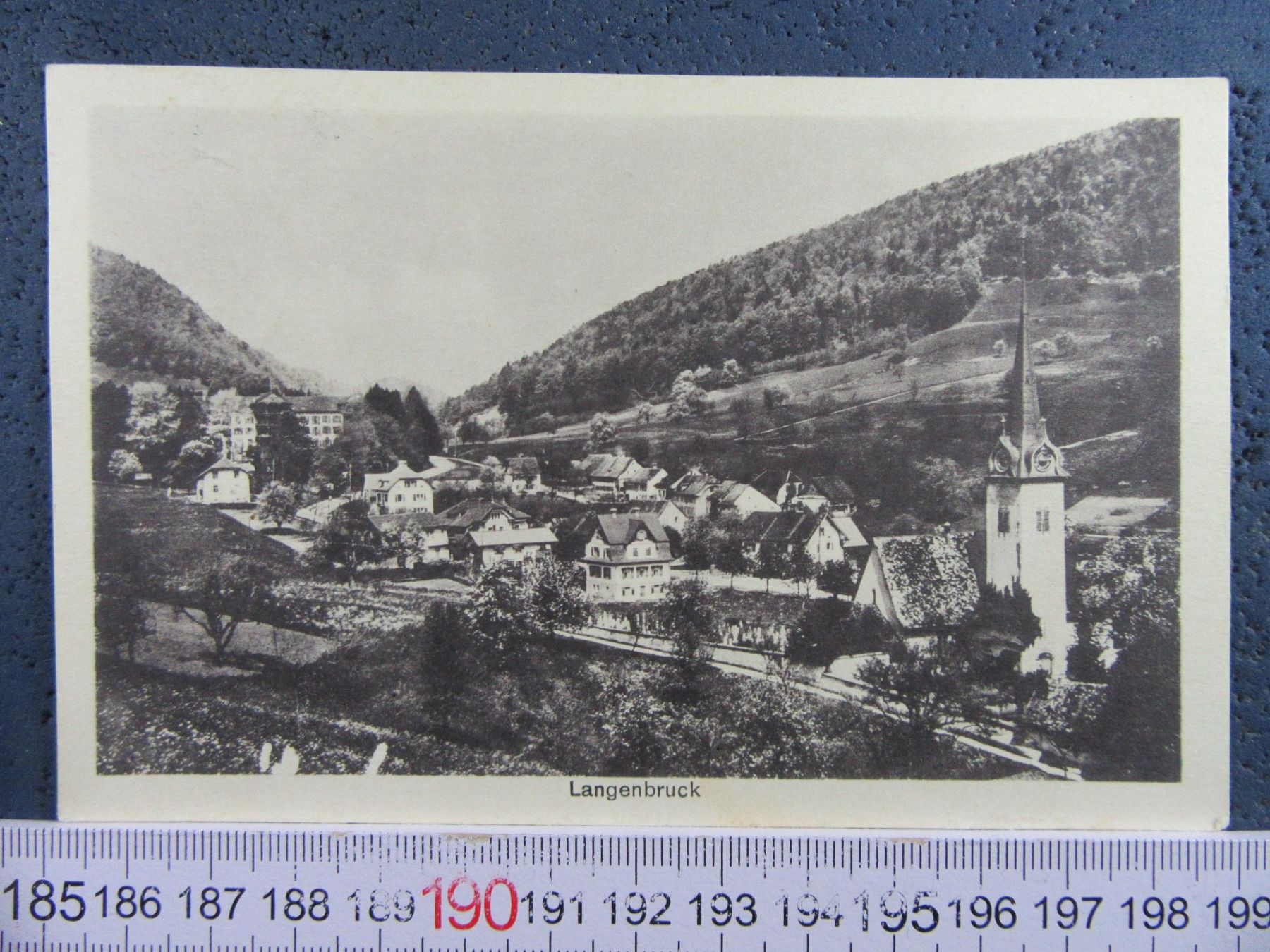 Cartoline postali: LANGENBRUCK BL AK 1954 – Usato da Ettingen venduto da Hausi4711