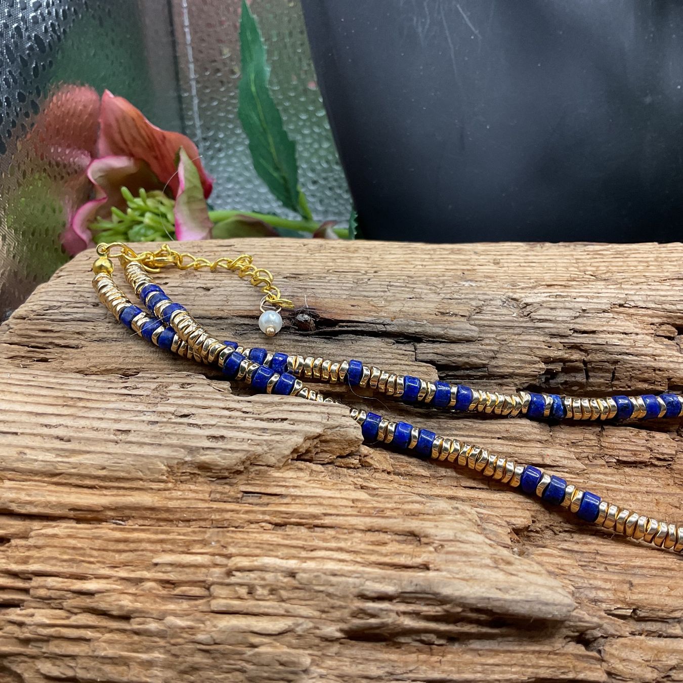 Catenine: Collier Lapislazuli und Hämatit – Nuovo (secondo la descrizione) da luzern venduto da Alpendorf1 2