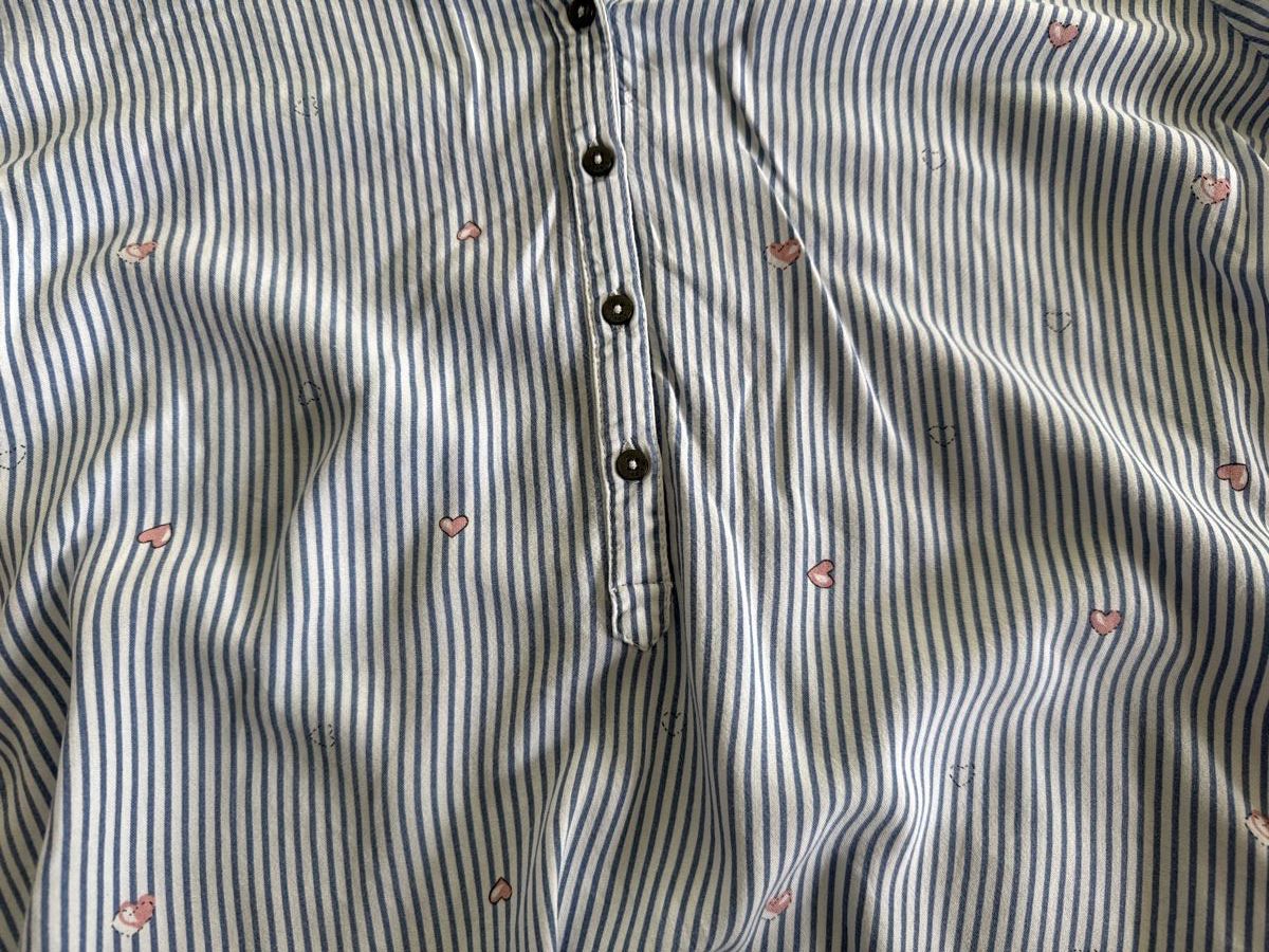 Esprit Blusen: ESPRIT Gestreifte Bluse mit Herzmuster, Grösse 36 – Gebraucht aus Orpund von Tomba34 2