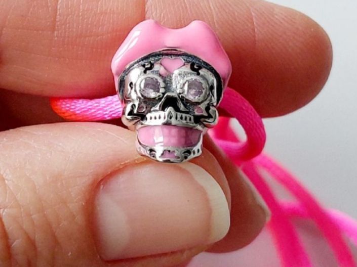 Ciondoli: Charm Totenkopf Silber 925 – Nuovo (secondo la descrizione) da Madetswil venduto da triforuz 2