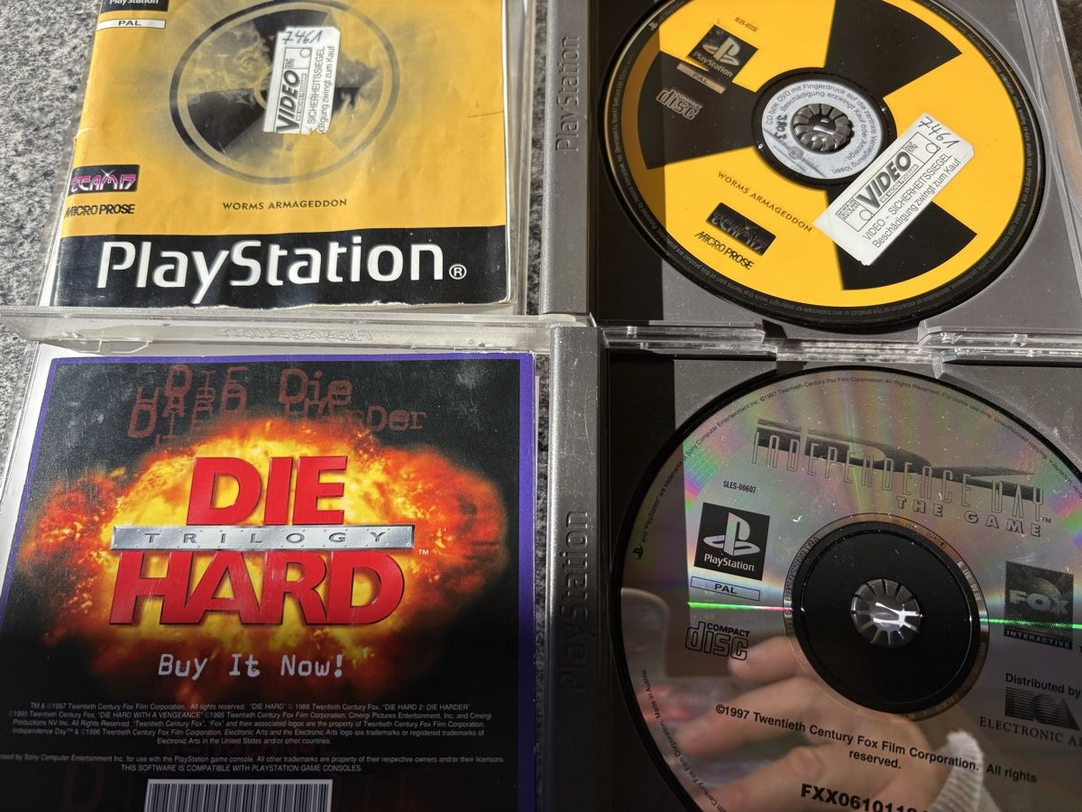 Sony Giochi: PS1 action games komplett – Usato da Herzogenbuchsee venduto da warrior77 1