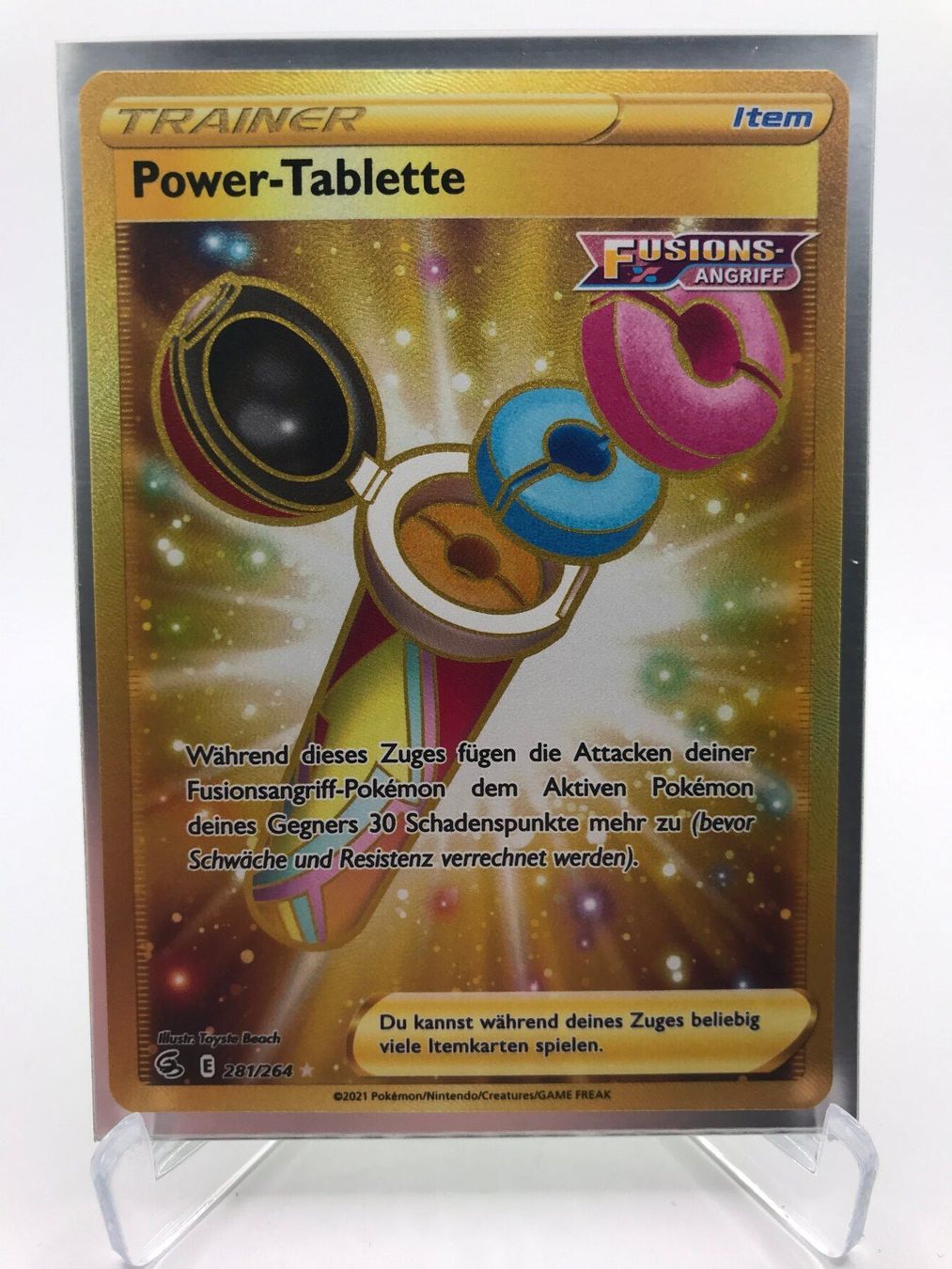 Pokémon Carte collezionabili: Fusionsangriff - Power-Tablette  (FST 281) - Deutsch – Nuovo (secondo la descrizione) da Allschwil venduto da Bullach