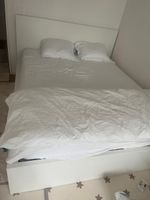 Bettgestell mit Aufbewahrung, 160x200 mit Matratze
