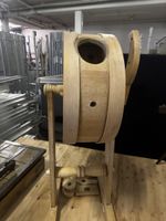 Antikes Holzgerät / Spinnradteil / Dekorationsobjekt