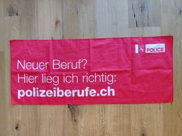 Sporttuch Polizei rot