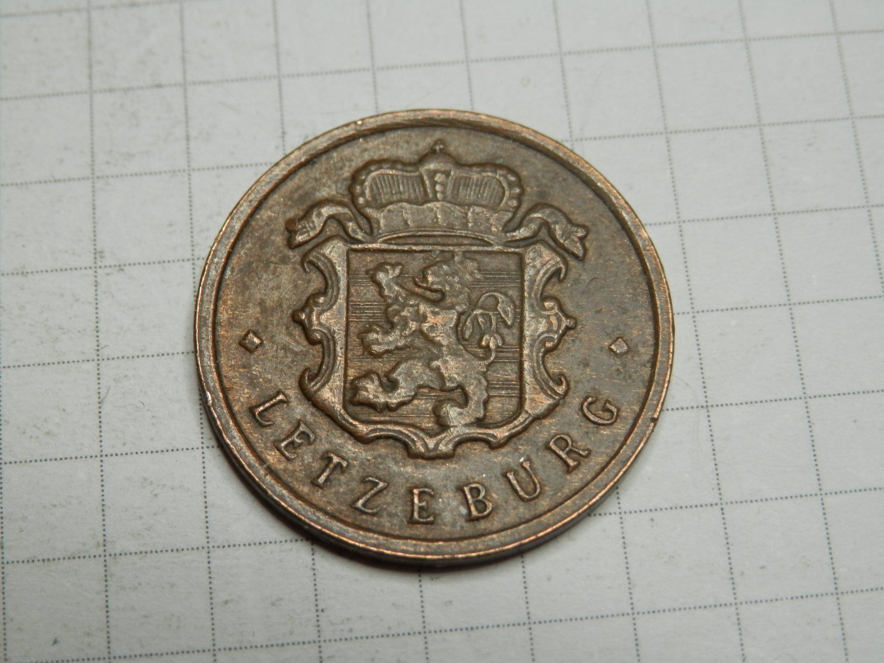 Tutti le monete: Luxemburg  25 Centime, 1947 – Usato da Weiach venduto da weiach81 1