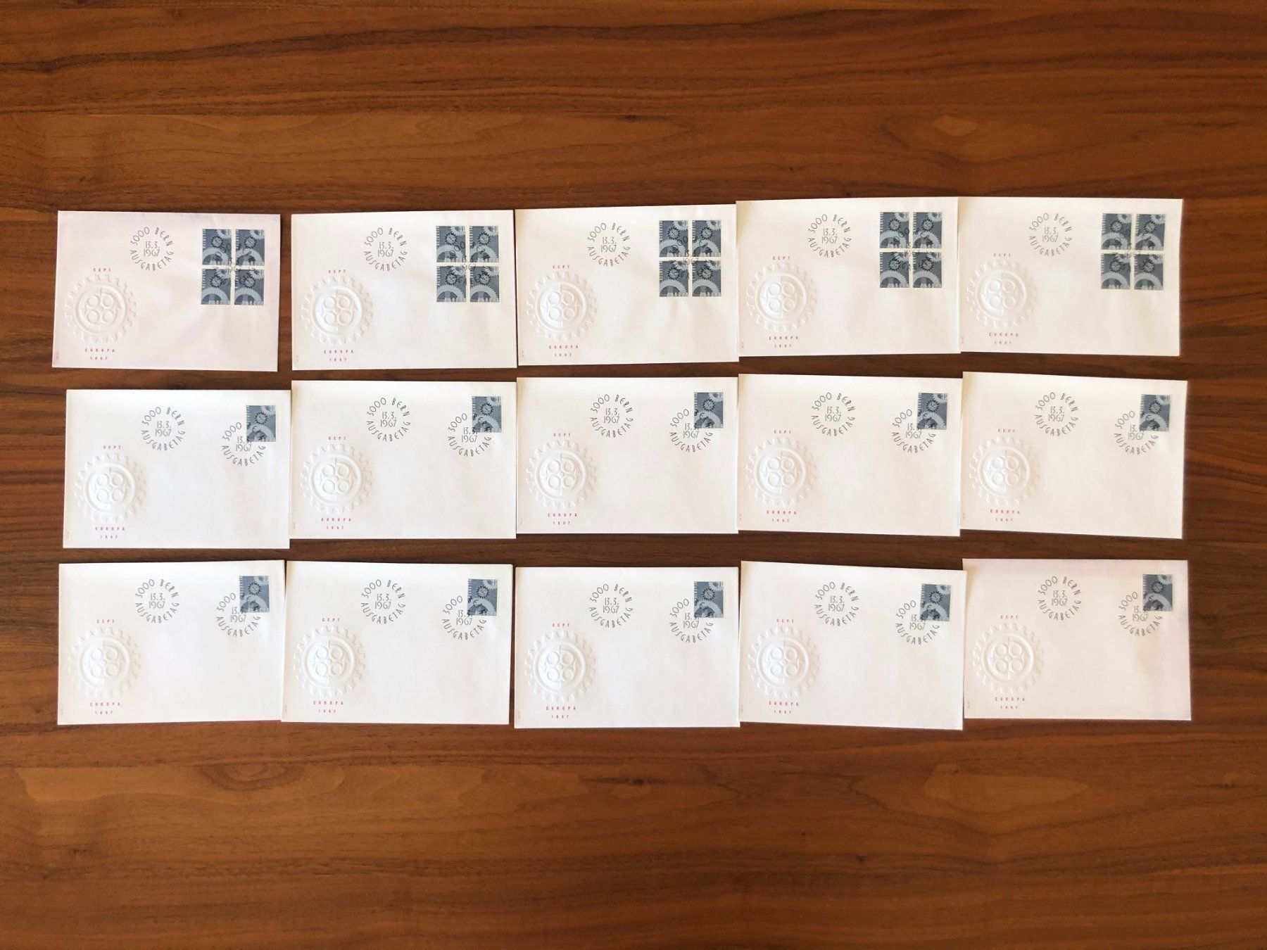 Tutti i francobolli: FDC 13.3.1967, 10x und 5x4er Bl. Europa – Nuovo (secondo la descrizione) da Hefenhofen venduto da Bierinder
