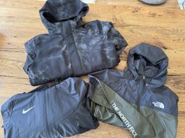 Jackenpaket Jungs, Gr. 158 (u.a.North face, Nike)