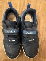 Baskets GEOX respira bleu marine garçon 33