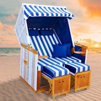 Strandkorb NORDERNEY DELUXE 120cm