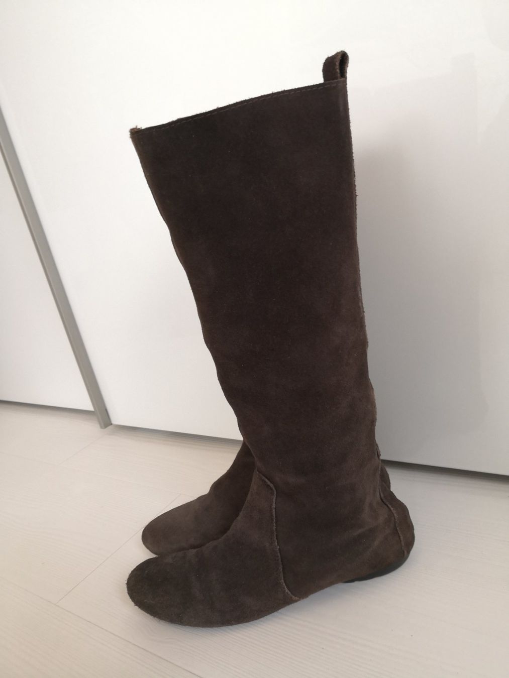 Mango Scarpe da donna: 🤩MANGO WILDLEDER-STIEFEL, BRAUN – Usato da Olten venduto da Naja-Twins-Twins 2