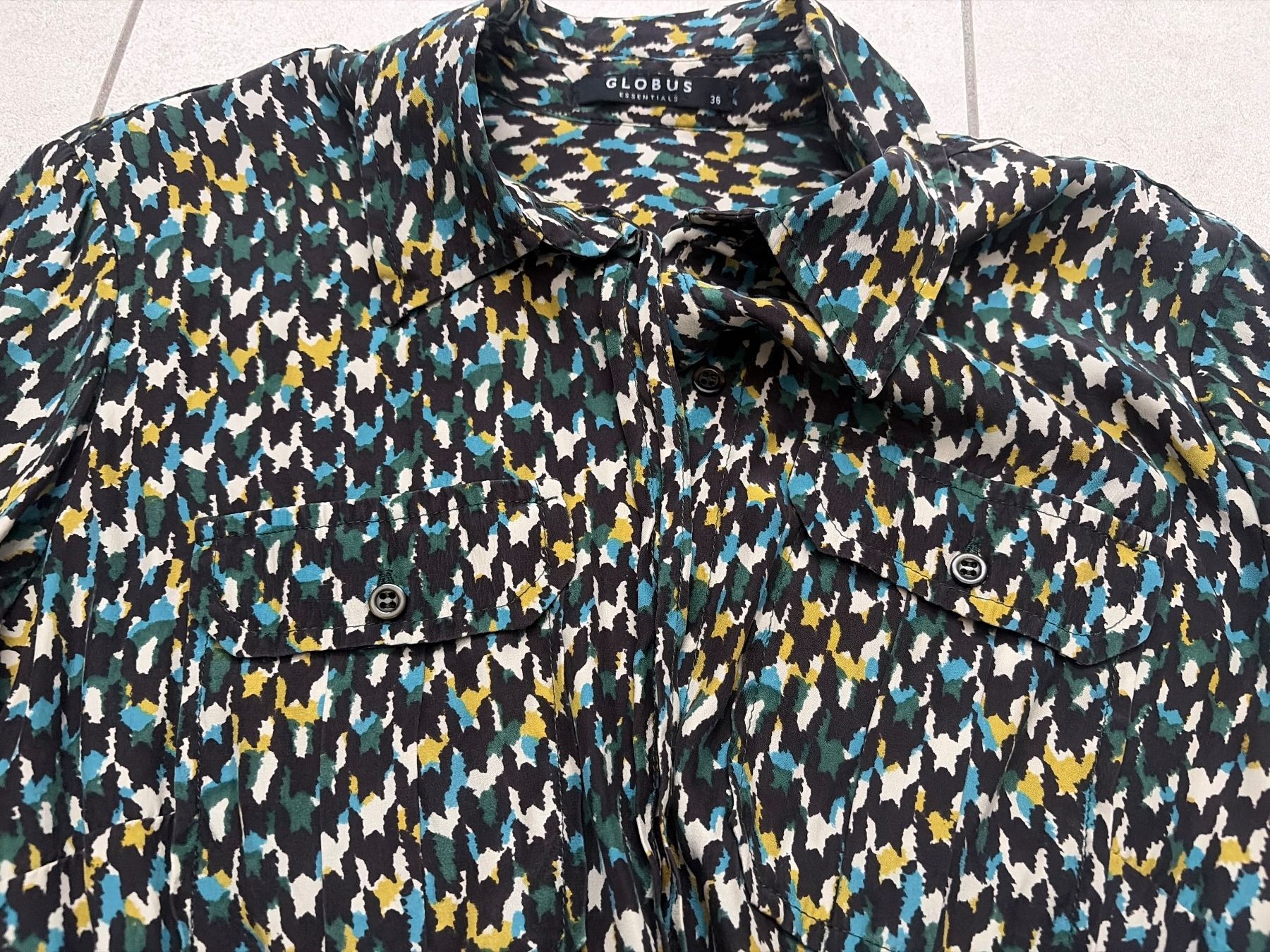 Globus Camicette: Seiden Bluse Globus gemustert Grösse 36 – Nuovo (secondo la descrizione) da Wallisellen venduto da Lan_82sz 2
