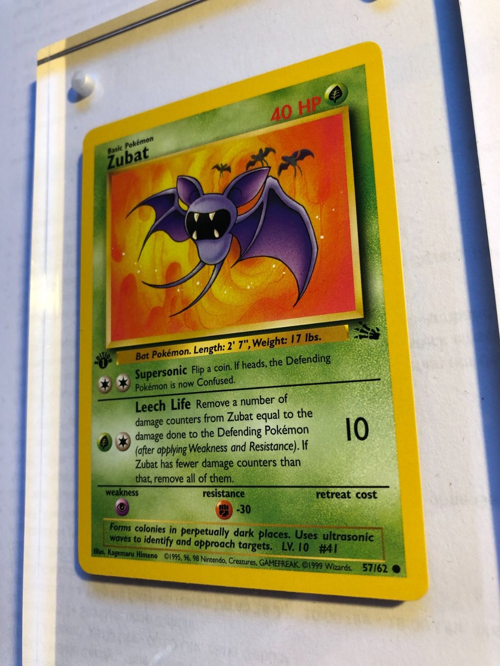 Carte collezionabili: Zubat 1st Fossil - MINT - ab 1.- – Usato da Giubiasco venduto da dan_pr8b 2