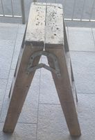 Altes Vintage Holz-Bockleiter / Deko-Regal