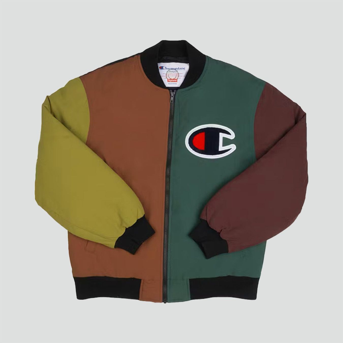 Supreme Giacche: Supreme x Champion bomber jacket Designerjacke – Usato da St. Gallen venduto da sourced_limited