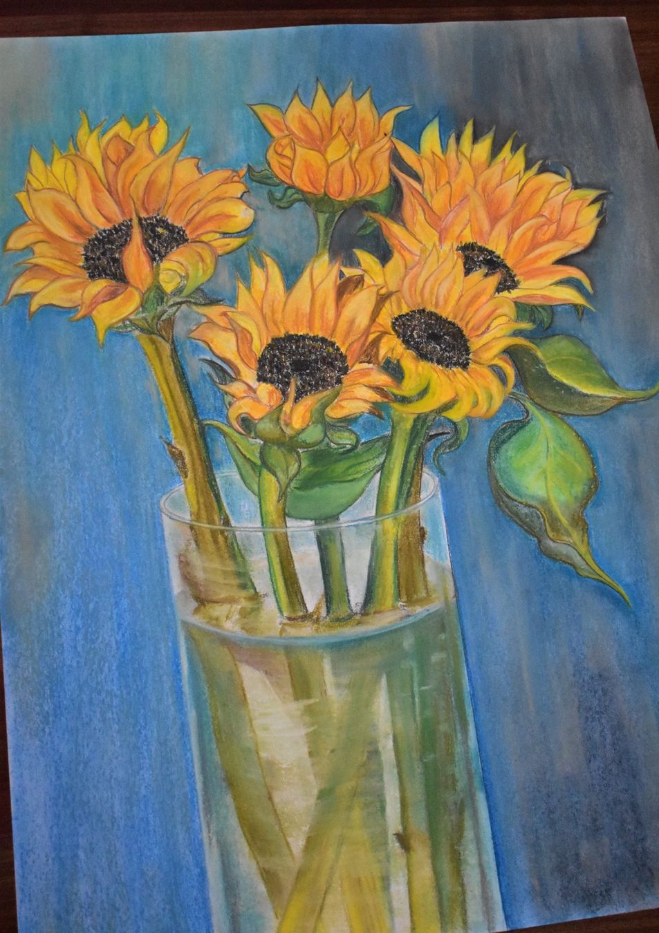 Dipinti: "Sonnenblumen" Gemälde, Pastell - signiert. – Nuovo (secondo la descrizione) da Laufen venduto da flowerfan 3