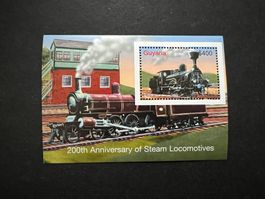 Guyana 200 YEARS OF THE STEAM LOCOMOTIVBlock ** Luxus (D293)