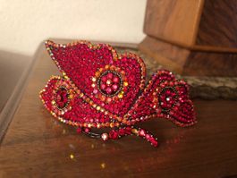 Haarschmuck Schmetterling mitStrassstein