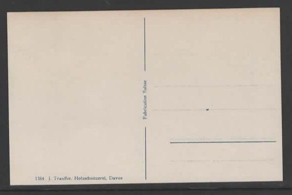 Cartoline postali: Gletscherspalte mit Berggeistern    (K – Usato da Ruggell venduto da Masescha 1
