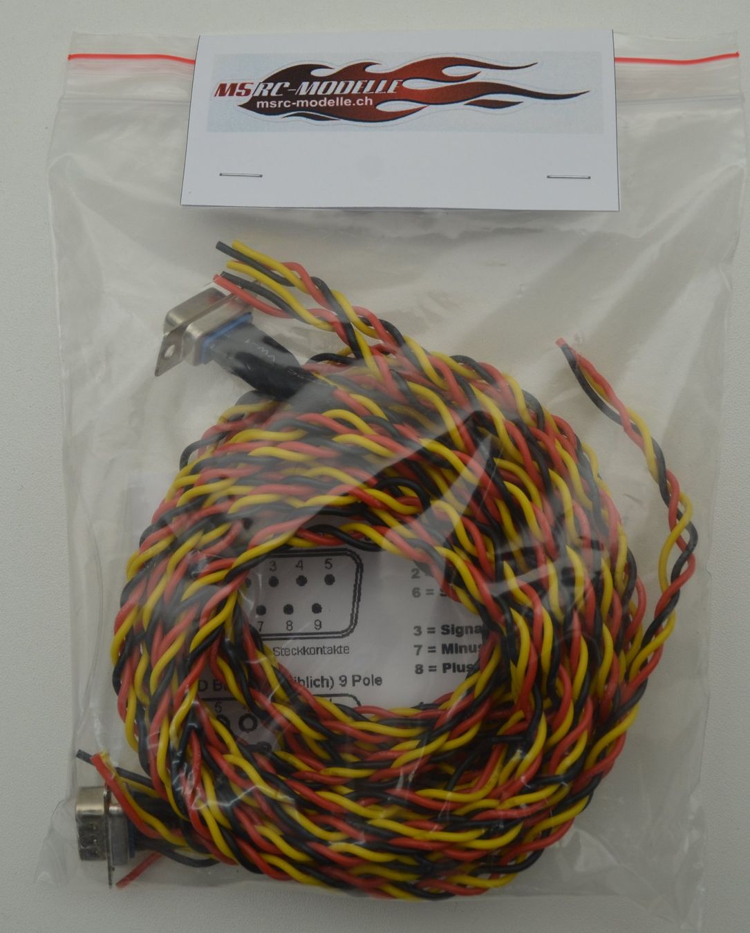 RC Modellbau: Kabelset "1für3" mit Sub-D9 Steckverbindung – Neu und originalverpackt aus Rüti von MSRCModelle