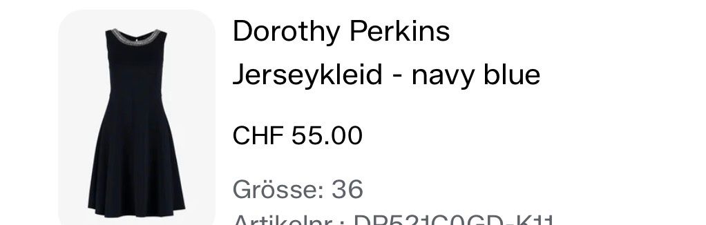 Dorothy Perkins Kleider: Cocktailkleid von Dorothy Perkins Gr.36 – Gebraucht aus Schönenwerd von d.chiara 7