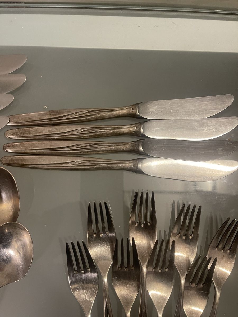 Set di posate: Besteck-set versilbert – Usato da Schlieren venduto da Mattis123 6