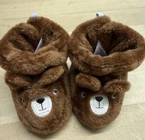 C&A Baby Finkli Bär Braun Gr. 14/15 Kuschelig Warm🐻