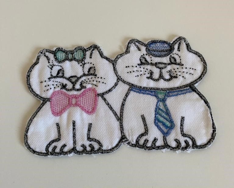 3 Stück Katzenstickerei-Patches Mit 4 Katzenpfoten Produktbild-Vorschau 13