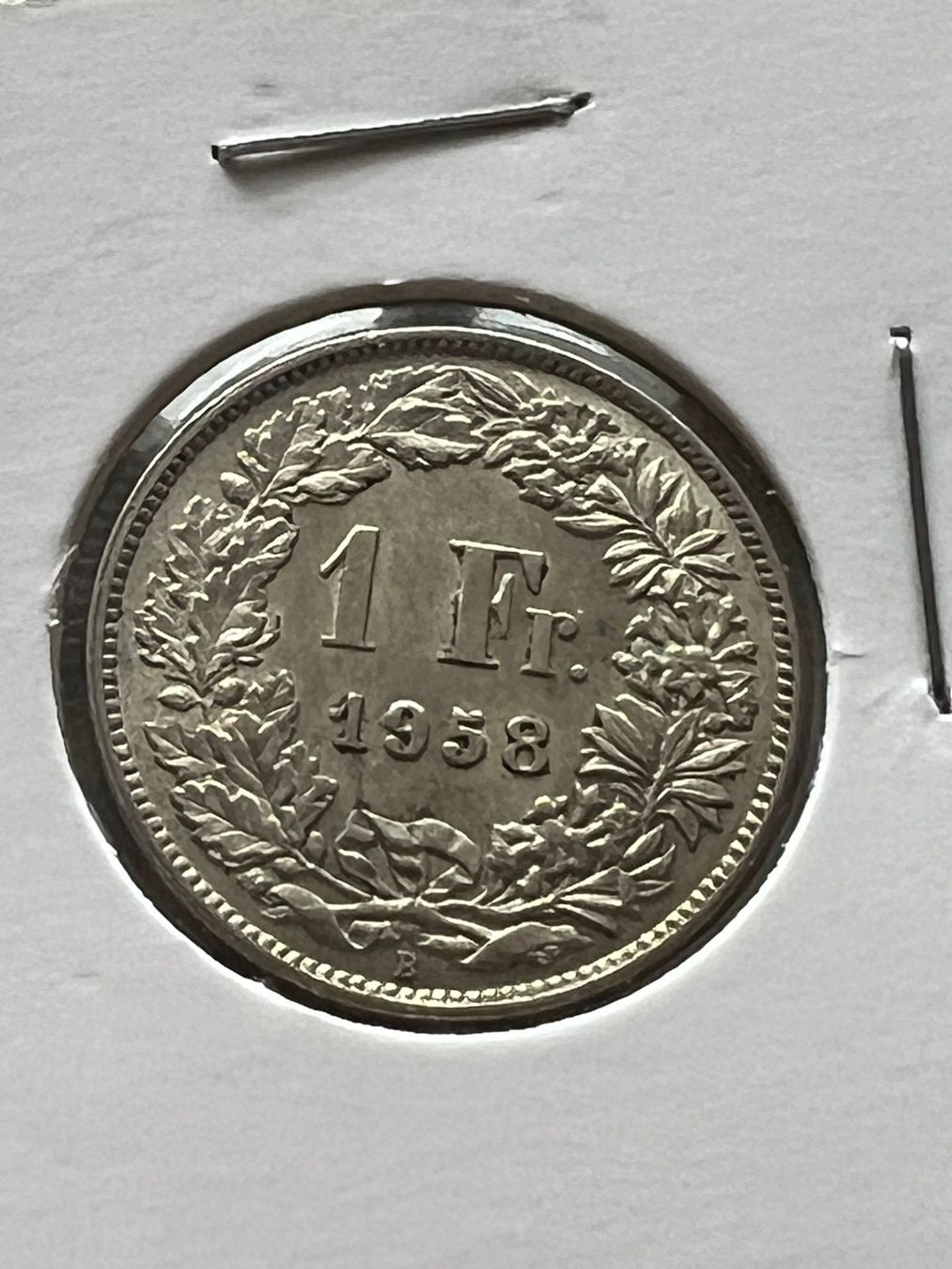 Toutes les monnaies: 1 Fr. 1958 – D'occasion à Schötz par Odpa