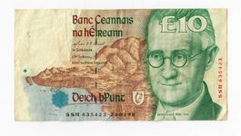 Banknote Irland, 10 Pounds, 1998