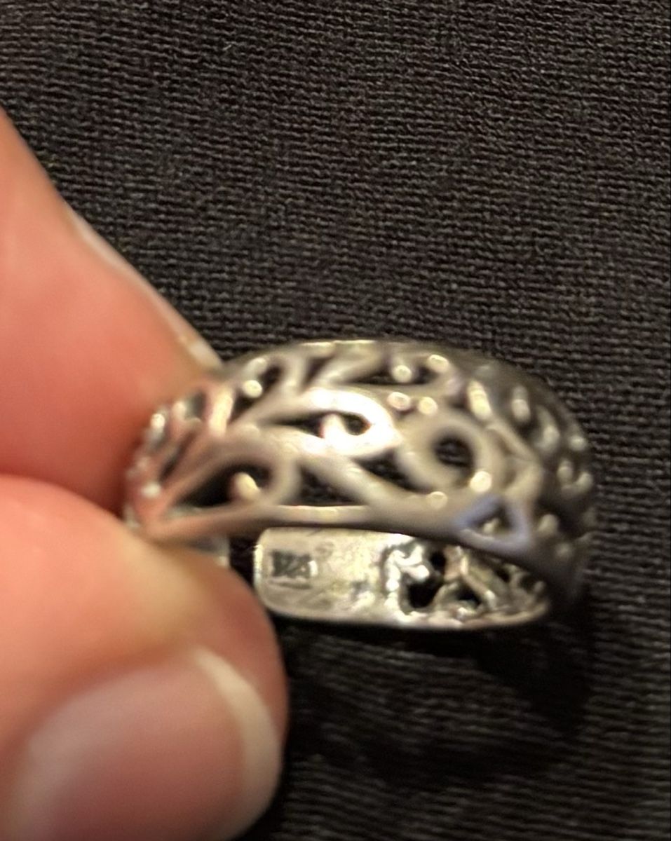 Anelli: Zehenring mit filigranem Muster, 925 Silber, Grösse variabel – Usato da Zürich venduto da wei_8n2l 4