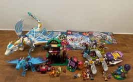Schönes Lot Lego Elves aus drei Sets und zwei Drachen