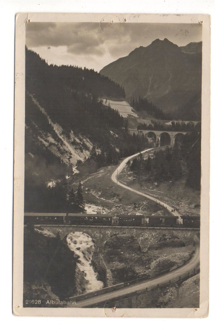 Ansichtskarten: ALBULABAHN – Gebraucht aus Jona von philajona