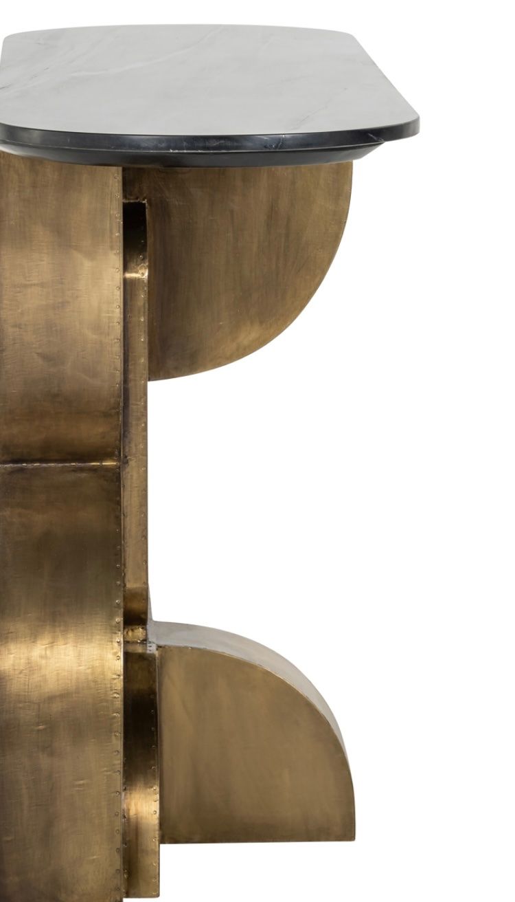 Tables: Richmond interiors** Console Maddox black/gold – Neuf avec emballage d'origine à Ruswil par Miami-2026 2