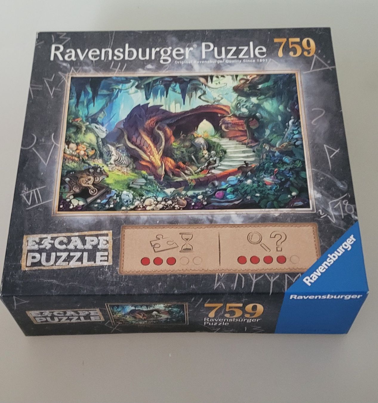 Ravensburger Puzzles: Escape Puzzle Drachen 759 Teile Neu – Neu und originalverpackt aus Oberuzwil von aseinkaufswelt