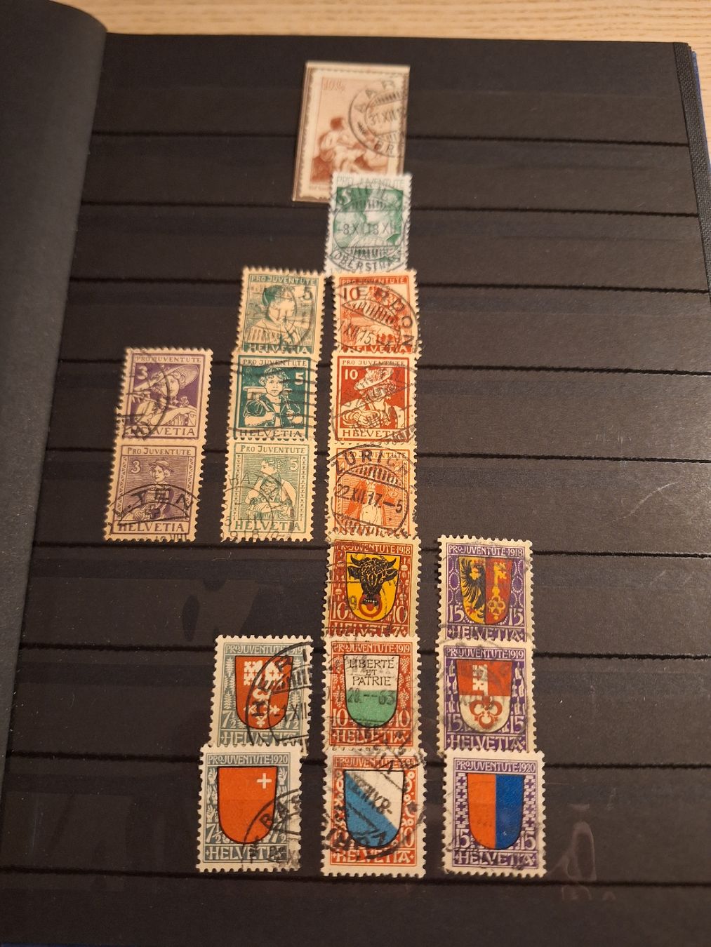 Alle Briefmarken: Pro Juventute fast vollständig  – Gebraucht aus Schaffhausen von RicardoSchaffhausen