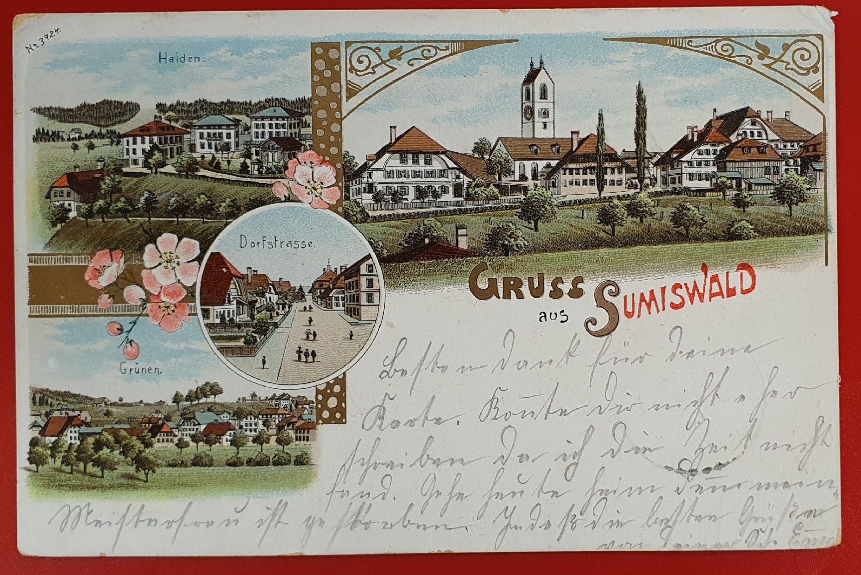 Cartoline postali: Gruss aus Sumiswald 1900 – Usato da Kreuzlingen venduto da Rschweiz1