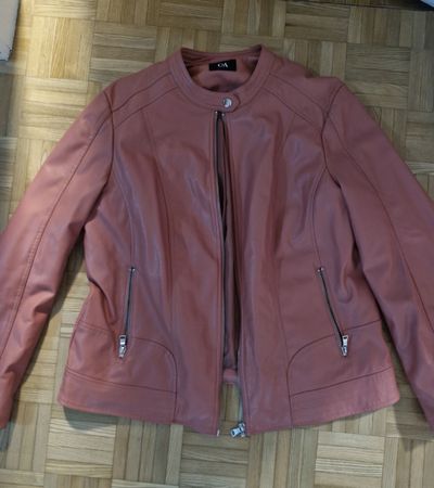 C&A Lederjacke Damen Gr 48 top Zustand Frühlingsjacke