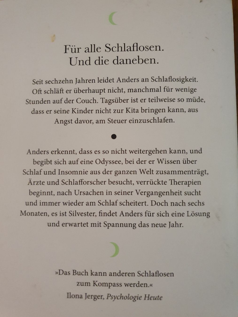 Bücher: 3 Bücher zum Thema Schlaf- plus CD – Gebraucht aus Zürich von Philotimo 5