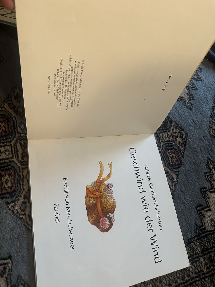 Livres: geschwind wie der wind gabriele gernhard eichenauer – D'occasion à Uster par bek_v2ct 2