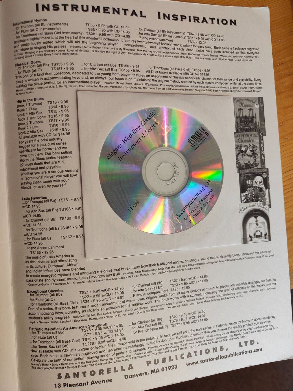 Bücher: Querlöten Noten Elegant Wedding mit CD – Neu und originalverpackt aus Davos-Platz von musikhauskollegger 1