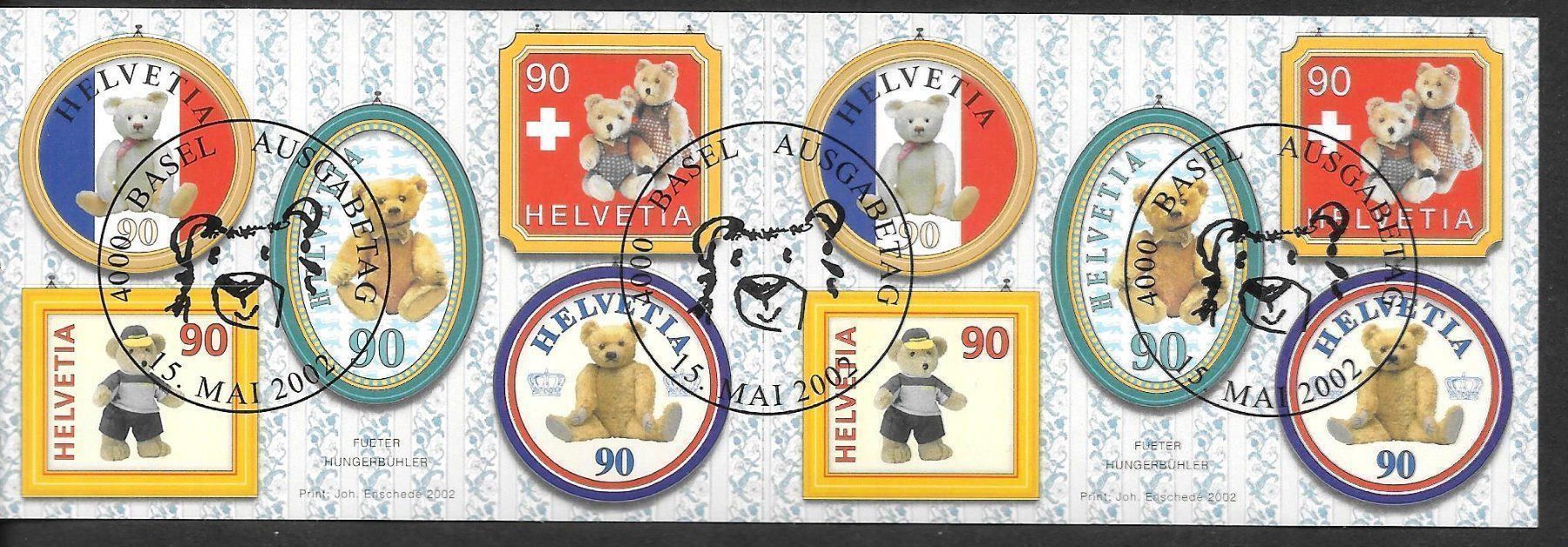 Tutti i francobolli: Markenheftchen 0-106 Teddybären ET Basel 15.5.2002 – Nuovo (secondo la descrizione) da Olten venduto da clotaldi
