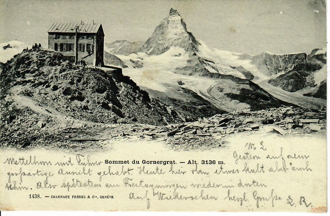 Cartoline postali: Sommet du Gornergrat – Usato da Hochdorf venduto da Ziegel-16
