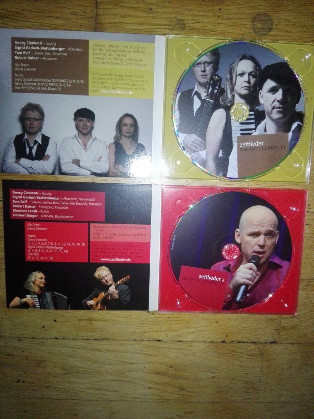 CD: Zeitlieder  (1 + 2)             > Georg Clementi < – Usato da St. Gallen venduto da elkapone 2