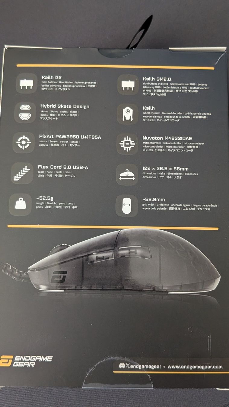 Maus: Endgame Gear XM2 8k V2 – Gebraucht aus Thun von thierry1991 1