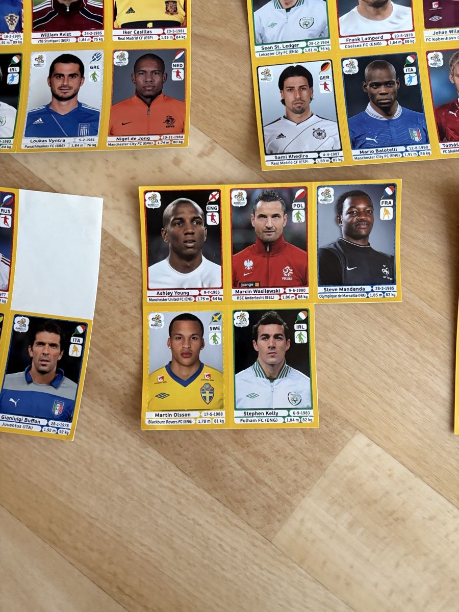 Panini Carte collezionabili: Panini Euro 2012 Stickerbogen Lot – Nuovo (secondo la descrizione) da Wünnewil venduto da VinRa 5