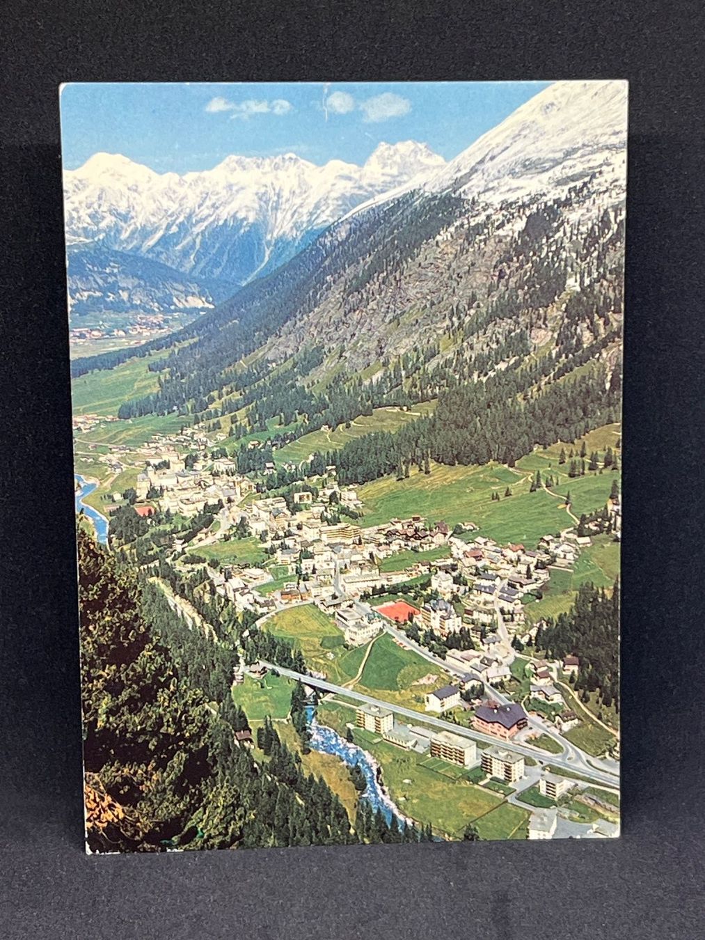 Cartoline postali: Pontresina mit Piz Kesch – Usato da Widnau venduto da Brusi9
